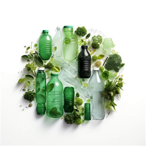 Premium Ai Image Revolutionizing Ecofriendly Plastics A Stunning 3d Showcase Of Green