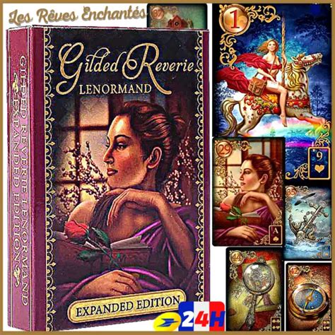 ORACLE 47C LENORMAND GILDED REVERIE Rêves Enchantés Divination