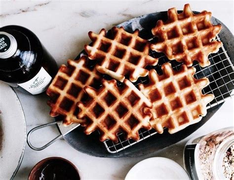 Belgian Waffles Recipe | Easy Homemade Belgian Waffles