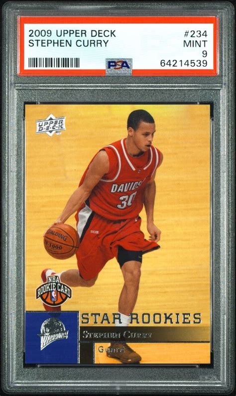 2009 10 Upper Deck Stephen Curry Star Rookie RC 234 PSA 9 Warriors EBay