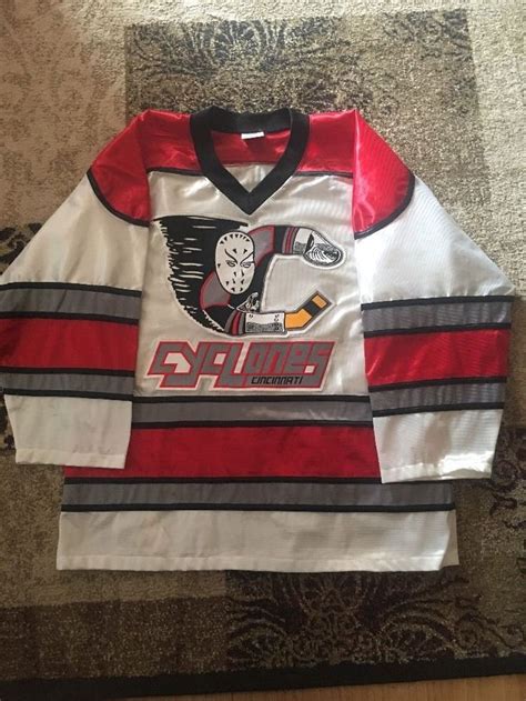 Cincinnati Cyclones Hockey Vintage Hockey Jersey Size Large # ...