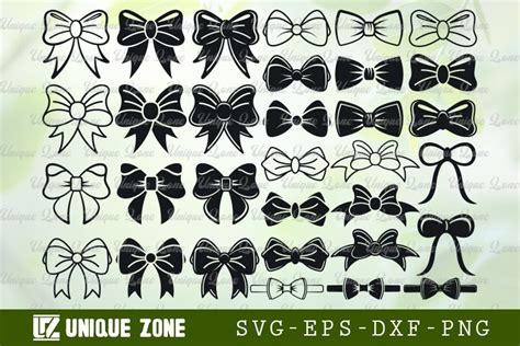 Bow Tie Svg Bundle Bow Tie Silhouette Ribbon