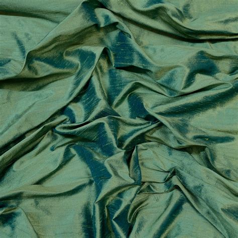 S Jade Green Dupioni Silk Silks Unlimited