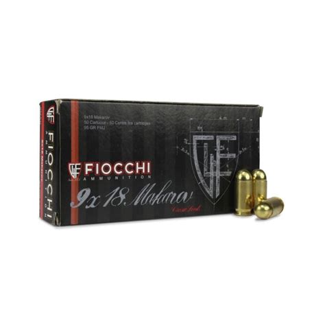 Fiocchi 9x18 Makarov 95 Grain Fmj 9x18 Makarov Ammo For Sale Ammunition Depot