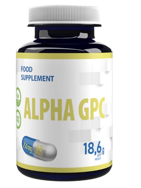 Buy Alpha GPC Choline 500mg Serving 60 Vegan S 3rd Party Lab Tested