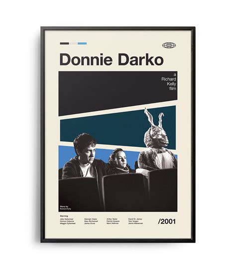 Mid Century Modern Donnie Darko Movie Poster Weekend Poster