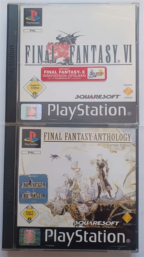 Final Fantasy Vi Final Fantasy Anthology Playstation Ps1 Psx