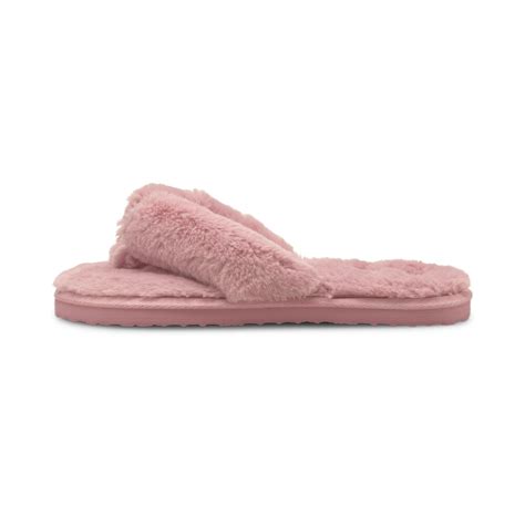 Puma Fluff Flip Womens Slippers Pink Puma