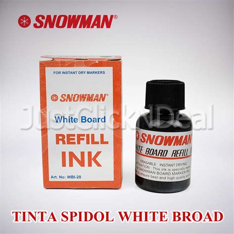 Jual Snowman White Board Marker Ink Tinta Spidol Papan Tulis