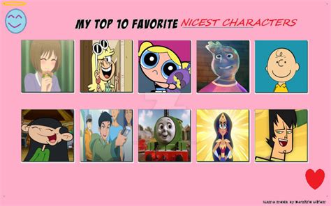 My Top 10 Favorite Nicest Characters Part 3 By Hayaryulove On Deviantart