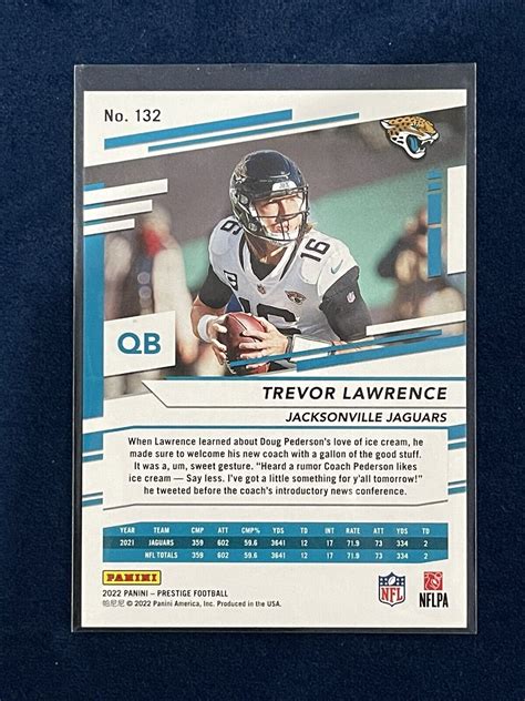 Mavin Panini Prestige Trevor Lawrence Xtra Points Diamond