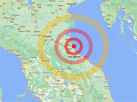 Intensa Scossa Di Terremoto In Emilia Romagna Primi Dati E Mappe