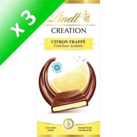 Lot De Tablette Cr Ation Citron Frapp G Lindt Cdiscount Au