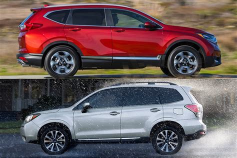 2018 Honda Cr V Vs 2018 Subaru Forester Which Is Better Autotrader