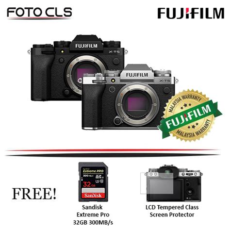 Ready Stock Fujifilm X T5 Mirrorless Camera Body Only Fujifilm