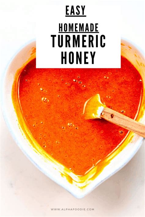 A simple DIY for health-boosting turmeric honey, including health benefits, and a list of uses ...