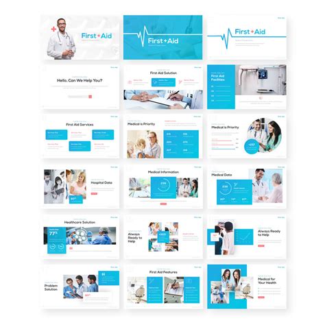 First Aid Medical Presentation Powerpoint Template