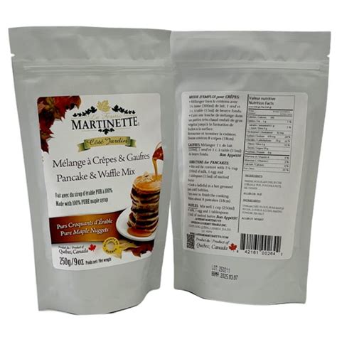 Organica Harina Para Hot Cakes Pepitas De Maple G La Ferme Martinette