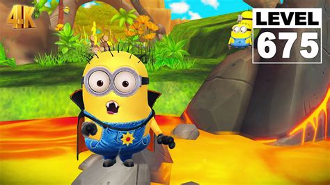 Minion Rush The Volcano Lvl Vampire Minion Run K Meters At The