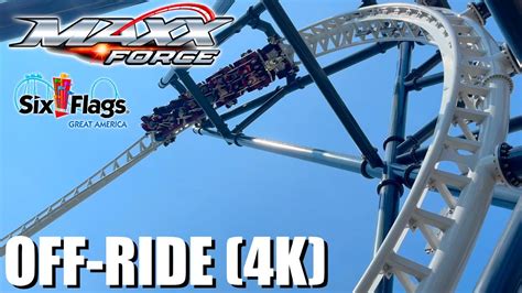 Maxx Force Off Ride 2021 4k Six Flags Great America Non Copyright