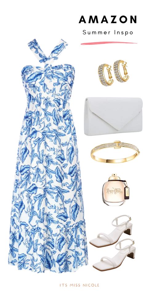 Make Sure To Check Out This Classy Chic Blue Floral Maxi Dress