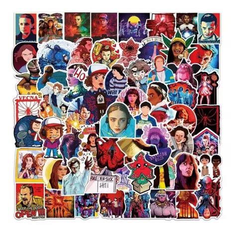 Pack Sticker Stranger Things Pegatinas Calidad Cuotas Sin Inter S