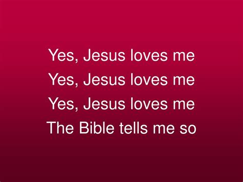 Ppt Jesus Loves Me Powerpoint Presentation Free Download Id 6847212