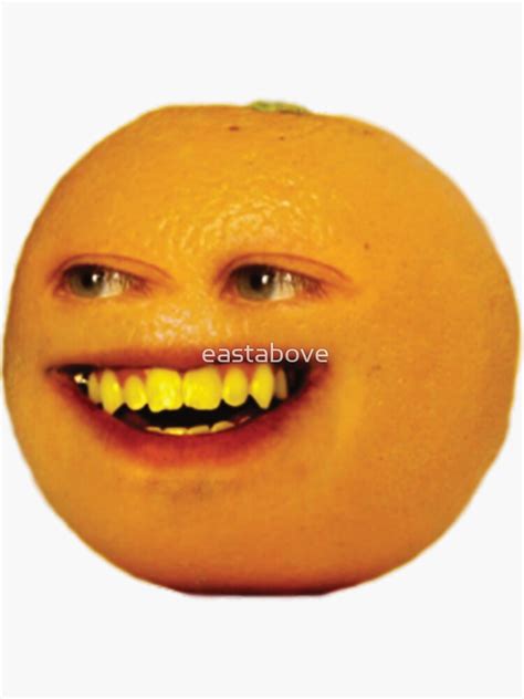 Annoying Orange Sticker For Sale By Eastabove Redbubble