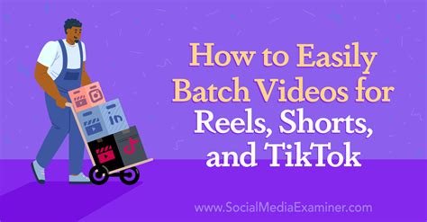 How To Easily Batch Videos For Reels Shorts And TikTok Social Media