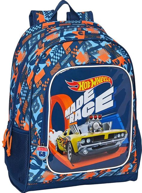 Schoolrugzak Hot Wheels Speed Club Oranje X X Cm Bol