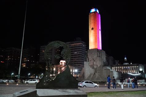 El Monumento A La Bandera Estren Su Nueva Iluminaci N Led Diario El