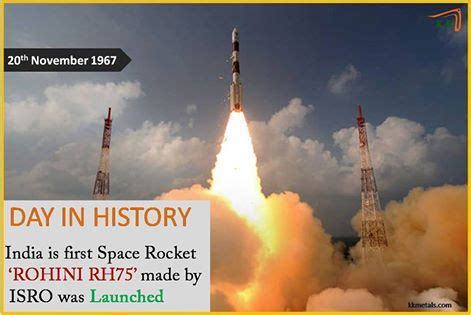 This Day In History First Indian Made Sounding Rocket Rohini RH75