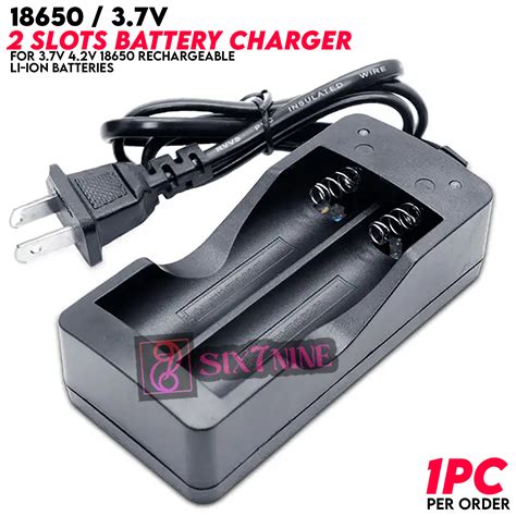 Slots Battery Charger For V V Rechargeable Li Ion