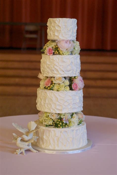 country cupboard cakes elegant floral tiered wedding cake