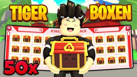 Ich ÖFFNE 50 TIGER Boxen in Adopt Me und bekomme Roblox Deutsch