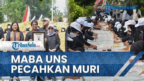 Maba Uns Warnai Kain Sepanjang Meter Pecahkan Rekor Muri