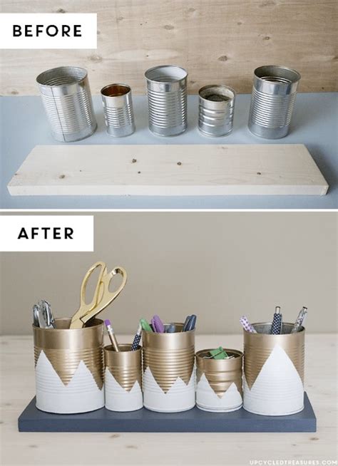 Ideas For Upcycling Tin Cans Into Beautiful Household Items