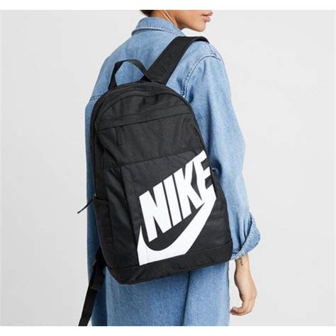 Jual Tas Ransel Nike Elemental Backpack Black White Dd