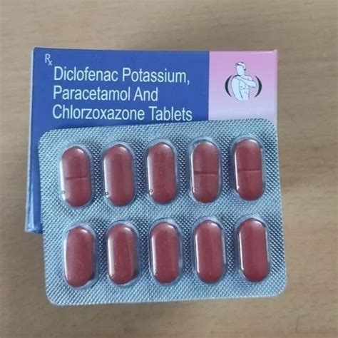 Pecnac Mr Diclofenac Potassium Paracetamol Tablet At Rs Box