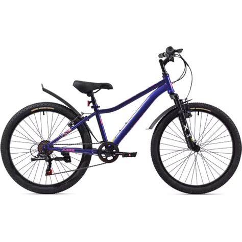 Велосипед 24 6ск RUSH HOUR X 400 V-brake ST фиолетовый рама 13 388553 ...