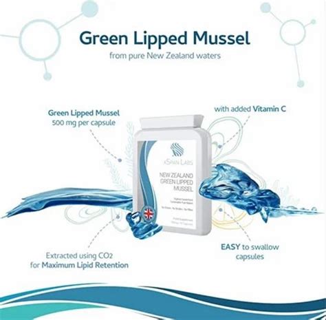 Green Lipped Mussel Mg Capsules Sustainably Sourced From Pure