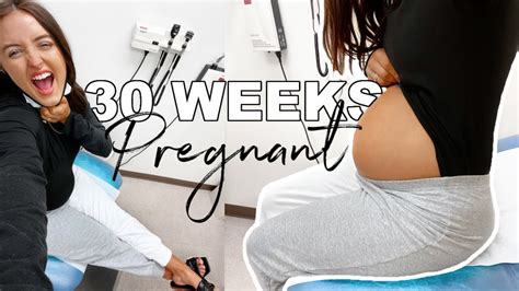 Pregnancy Vlog Third Trimester 30 Weeks Pregnant Youtube