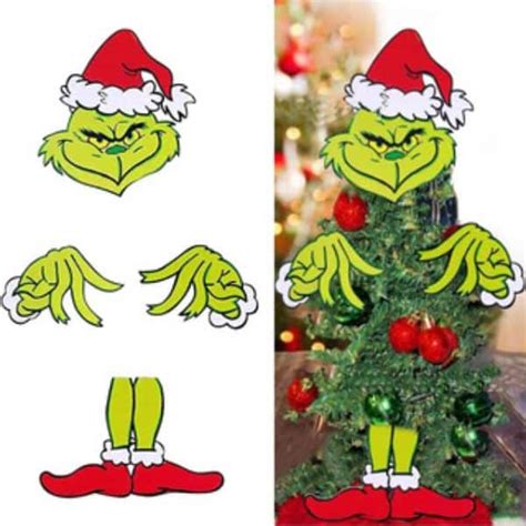 Como hacer grinch navideño para puerta en 3 formas