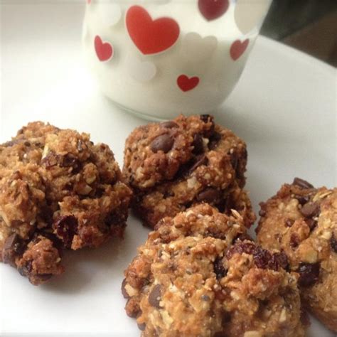 Vegane Plätzchen mit Haferflocken Cranberries und Chiasamen Rezepte