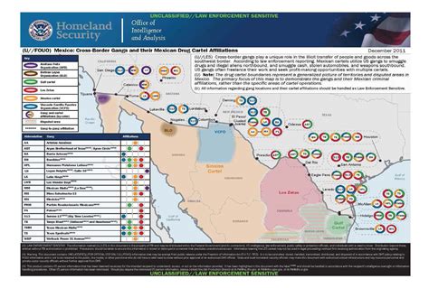 Drug Cartel Areas In Mexico