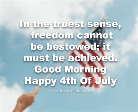 Inspiring Good Morning Th Of July Quotes For