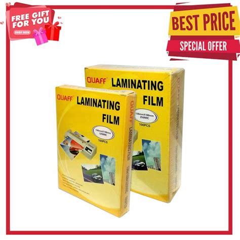 Pack A Size Mic Quaff Hot Process Laminating Film Mm