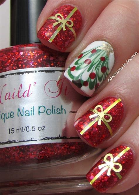 43 Flotte Og Festlige Julenegle Julenegle Vinternegle Nailart