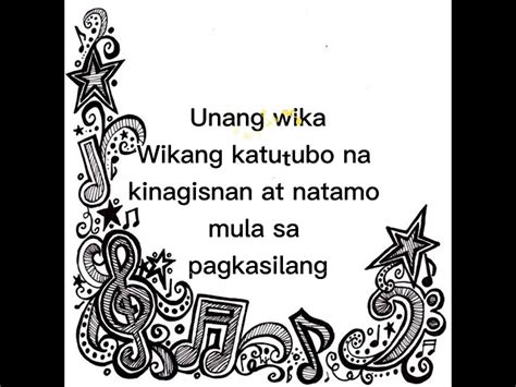 Ano Ba Ang Unang Wika Ikalawang Wika Ikatlong Wika Brainly