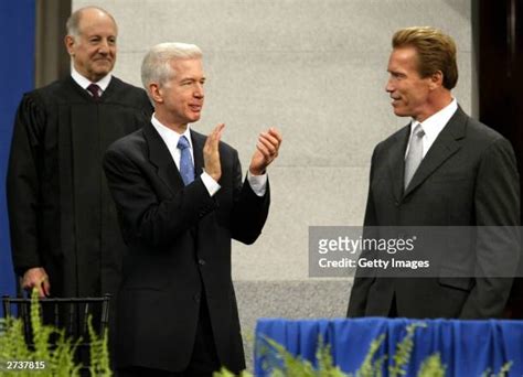 Arnold Schwarzenegger Sworn In As Governor Of California Pool Photos